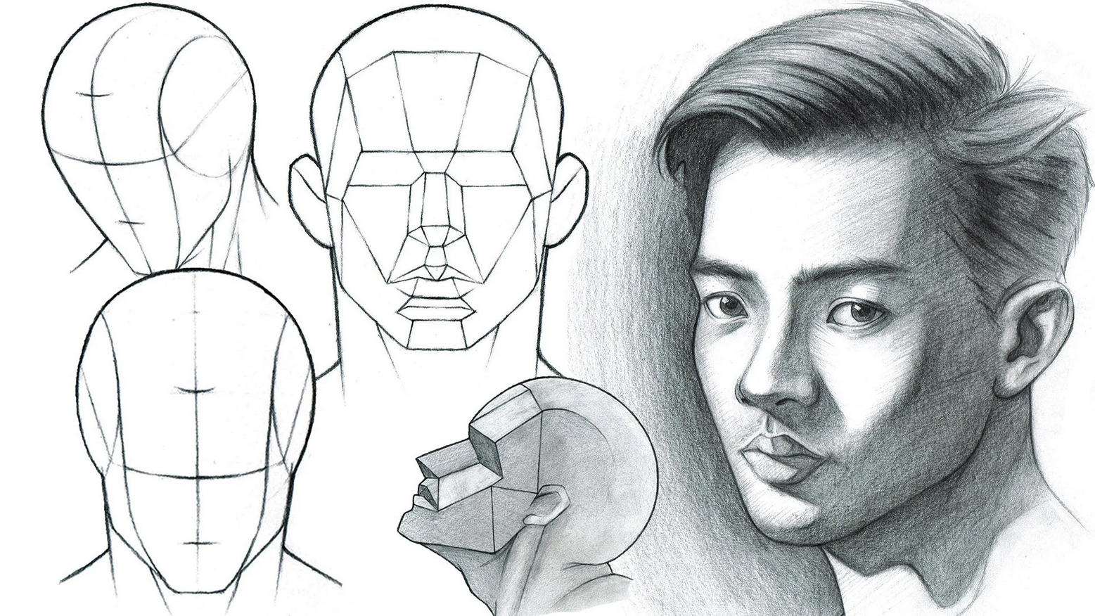 How to Draw Realistic Heads & Faces